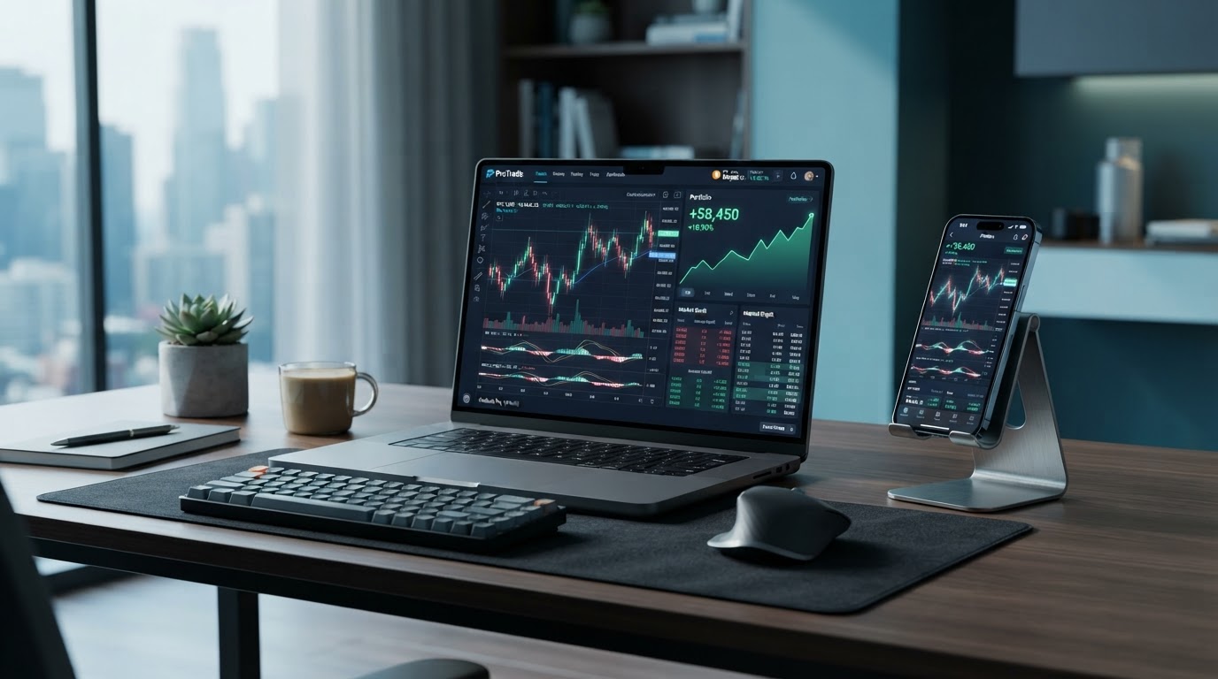 Live crypto trading dashboard